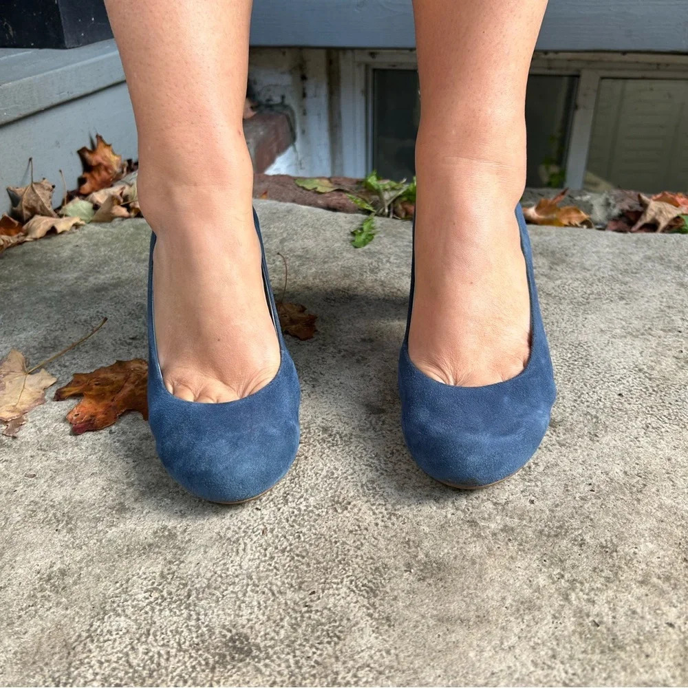 Marc The Art of Walking Blue Suede Shoes, size 9.5 - Picture 2 of 9